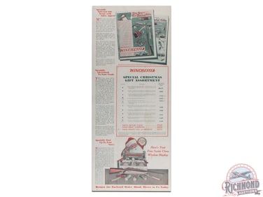 Winchester Christmas Mailer Window Advertising Poster