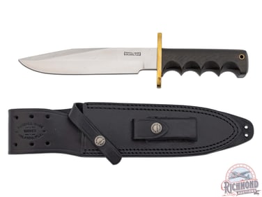 Randall Made Model 14 Attack 7-1/2" Knife with Factory Leather Sheath