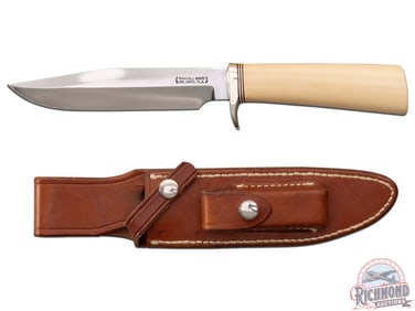 Randall Made Model 5 Camp and Trail 6" Knife with Factory Leather Sheath