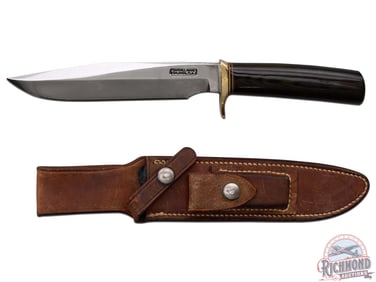 Randall Made Model 5 Camp and Trail 7" Knife with Micarta Handle & Factory Sheath