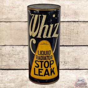 Large Whiz Radiator Stop Leak 20" Advertising Store Counter Display Cabinet Can