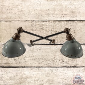 Original Porcelain Light Shades Set of 2