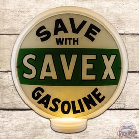 Save with Savex Gasoline Single 13.5" Lens w/ Narrow Milk Glass Globe Body
