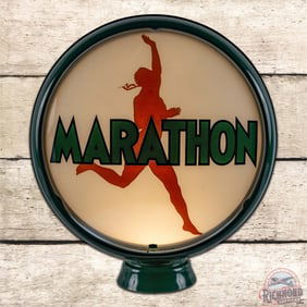 Incredible Marathon Gasoline 15" Single Lens w/ HP Metal Body "Running Man"