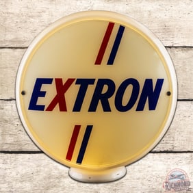Extron Gasoline Complete 13.5" Wide Milk Glass Body Globe