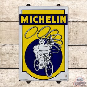 Michelin Bicycle Tires Single Sided Porcelain Sign w/ Bibendum