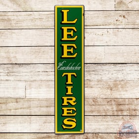Superb Lee of Conshohocken Tires 6' Single Sided Porcelain Sign