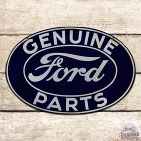 Ford Genuine Parts Double Sided Porcelain Sign