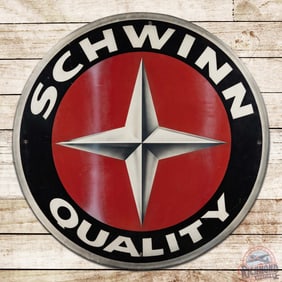 Schwinn Quality Bicycles 48" SS Wooden ID Sign