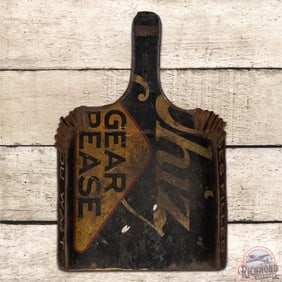 Outstanding Whiz Gear Grease Service Station Flange Sign Folk Art Dust Pan