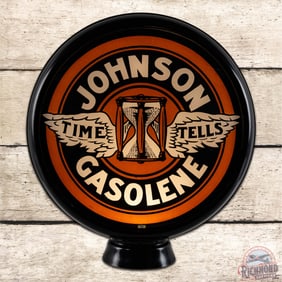 Excellent Johnson Gasolene "Time Tells" 15" Single Lens w/ HP Metal Body