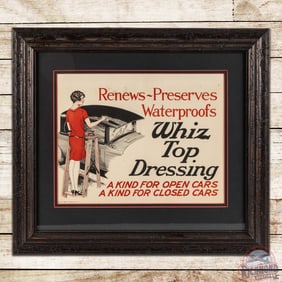 Group of 3 Framed Whiz Advertising Posters Signs