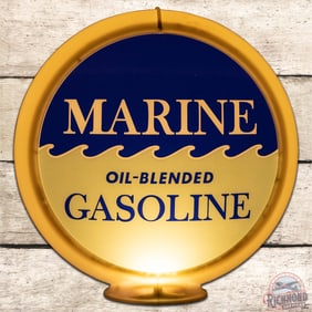 Skelly Marine Oil-Blended Gasoline 13.5" Single Gas Pump Capco Body Globe