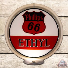 Superb Phillips 66 Ethyl Gasoline 13.5" Complete Gas Pump Capco Body Globe