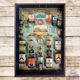 Outstanding Whiz Automotive Products Display Cabinet w/ Cans