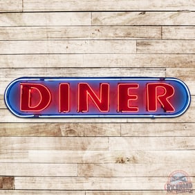 Diner 8' Single Sided Tin Neon Advertising Sign