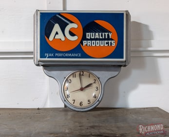 AC Quality Products Lighted Advertising Clock