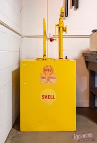 Restored Service Station Lubester Shell 