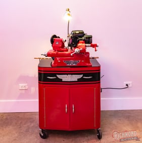 Exceptional Black & Decker Electric Valve Shop Valve Grinding Cabinet Restored