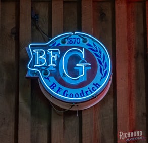 B.F. Goodrich Die Cut Single Sided Porcelain Factory Neon Sign (Small)