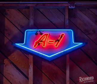 Ford A-1 Single Sided Porcelain Neon Sign