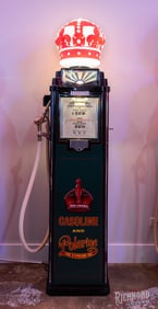 Standard Red Crown Service Station Equipment Co. Model 76 Restored Gas Pump