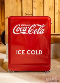 Drink Coca-Cola Ice Cold Ice Box Restored