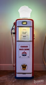 Standard Red Crown Gilbarco 90s Series Restored Gas Pump