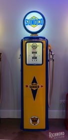 Sunoco Blue Tokheim 39 Tall Restored Gas Pump