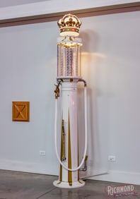 Standard Gold Crown Dayton 600 Restored 10-Gallon Visible Gas Pump