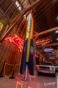 Amazing Oldsmobile Rocket 24' Vertical Die Cut Neon Sign