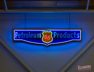 Phillips 66 Petroleum Products Single Sided Porcelain Neon Sign