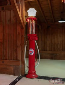 Restored Wayne 492 Roman Visible Gas Pump