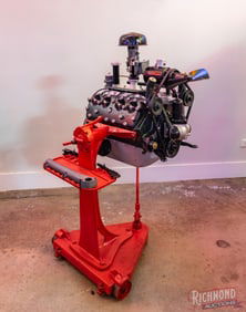21 Stud Ford Flathead Display Engine On Cast Iron Western Tool Engine Stand 