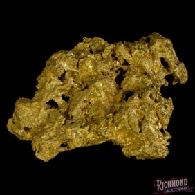 40.5 gram Alluvial Gold Nugget ft Inverted Crystal Structure (1.3 oz)