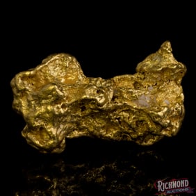 18.50 gram "Golden Triangle" Bright Alluvial Gold Nugget