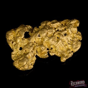 12.1 gram Alluvial Australian Outback Gold Nugget w/ Great Luster