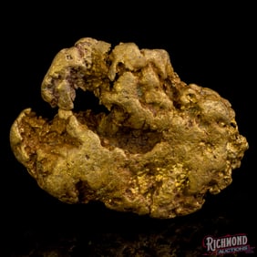 38.3 gram Red Soil Stain Gold Nugget w/ No Acid Treatment (1.2 oz)