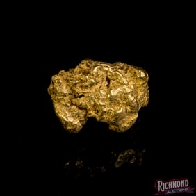 7.4 gram Alluvial Gold Nugget with Smooth Rounded Edges