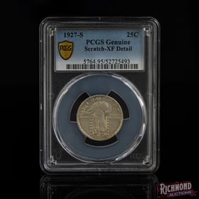 1927-S 25c Standing Liberty Silver Quarter