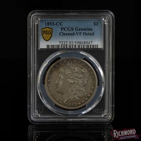 1893-CC $1 Morgan Silver Dollar