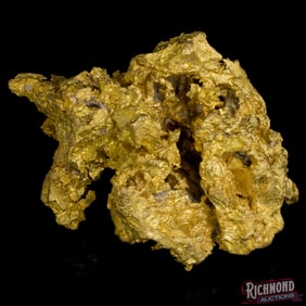 79.3 gram High Purity Inverted Crystal Alluvial Gold Nugget (2.5oz)