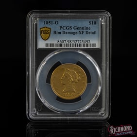 1851-O $10 Liberty Head Gold Eagle Coin