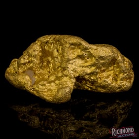 29.8 gram Alluvial Gold Nugget w/ Rounded Water Worn Edges