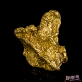 14.4 gram Alluvial Gold Nugget w/ Rounded Edges and Excellent Luster