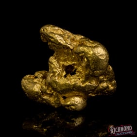 11 gram Alluvial Gold Nugget w/ Excellent Brilliance