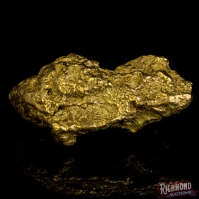 18.08 gram Alluvial Gold Nugget w/ Great Luster and Shine