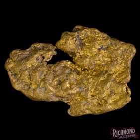 25.28 gram Alluvial Gold Nugget w/ Great Surface Area and Shine