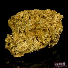 15 gram Inverted Crystal Gold Nugget w/ Excellent Brilliance