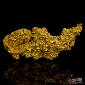 50.62 gram Alluvial Gold Nugget Excellent Luster and Shine (1.6 oz)
